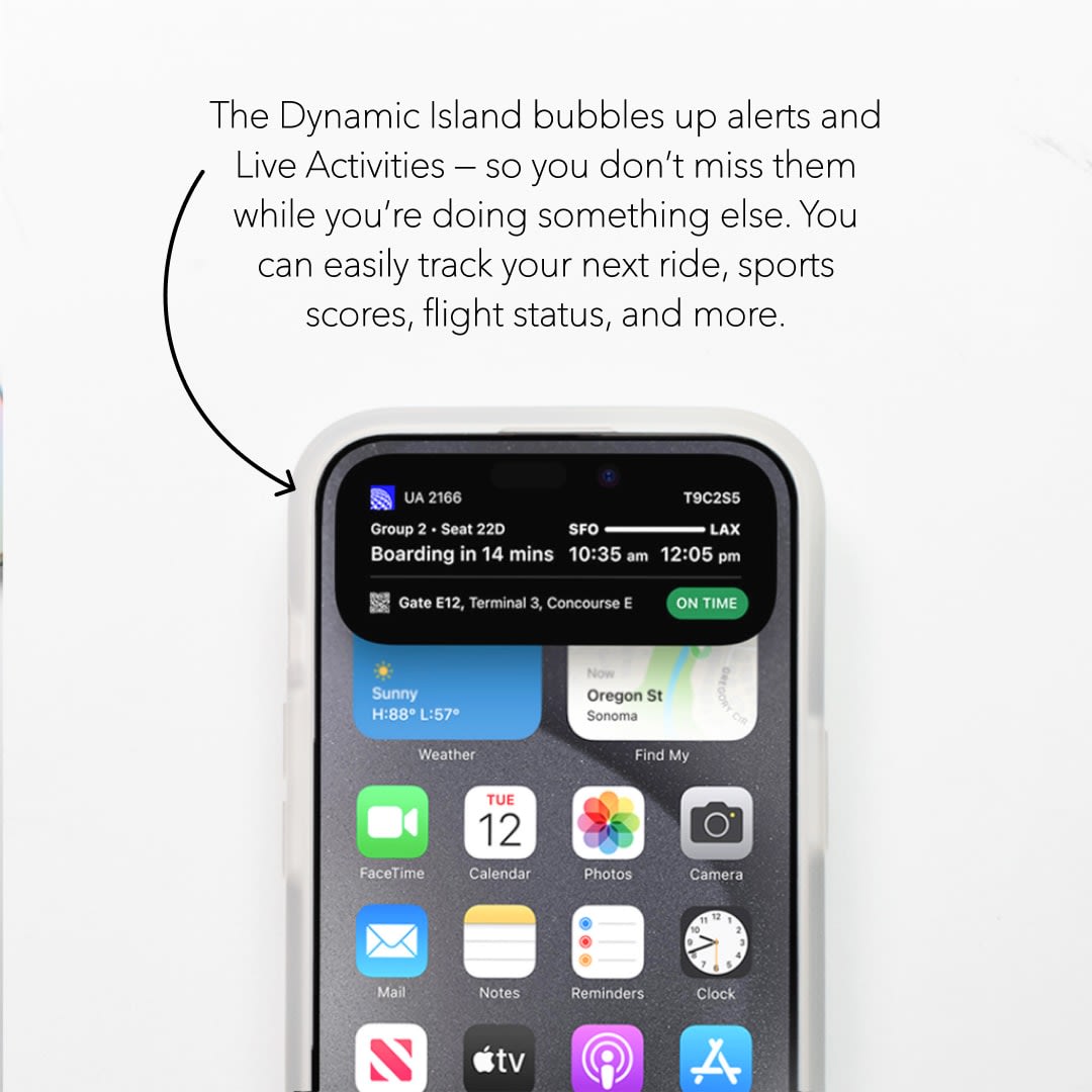zaggrexburg's tweet photo. Geek out with us over our top iPhone 15 Pro features 🤓

◦ Dynamic Island alerts &amp; live activities
◦ Action button
◦ 48MP main camera with auto depth capture

What are your favorite iPhone 15 Pro features? Let us know in the comments!

#fyi #iphoneupdates #creativetech https://t.co/ViFniDKFST