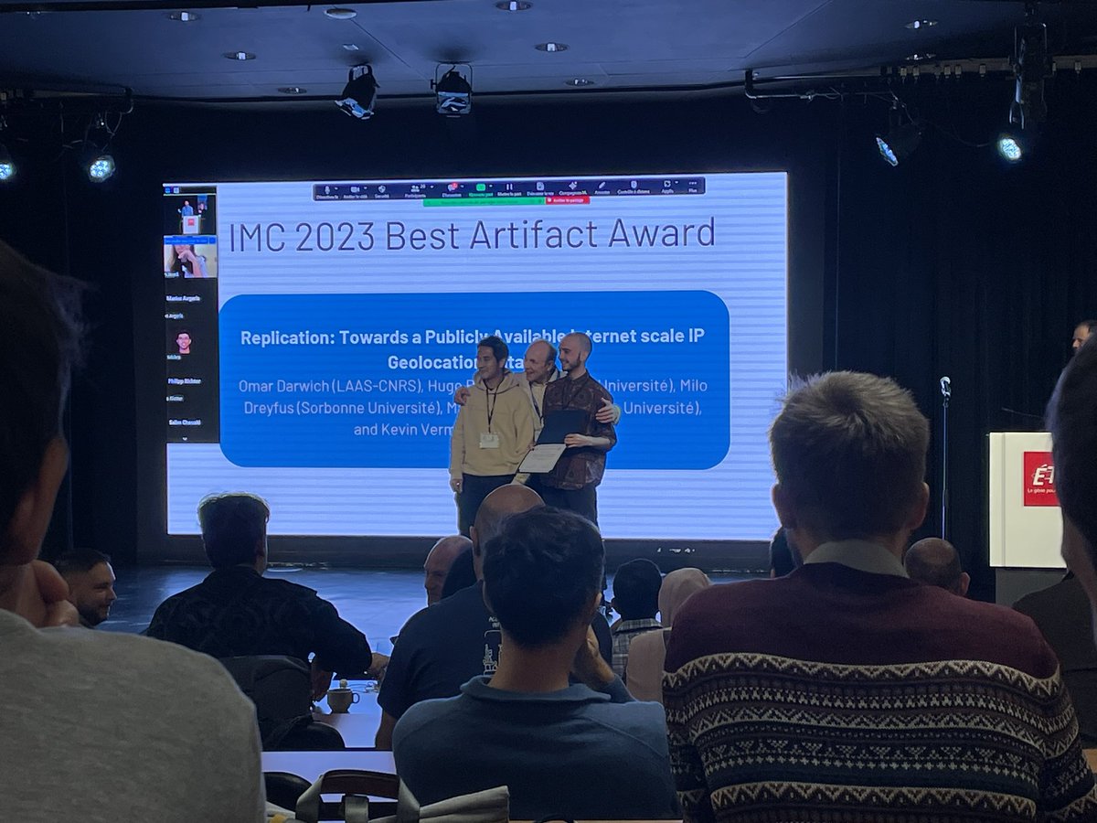Best Artifact award at #IMC2023 Replication: Towards a Publicly Available Internet Scale IP Geolocation Dataset!