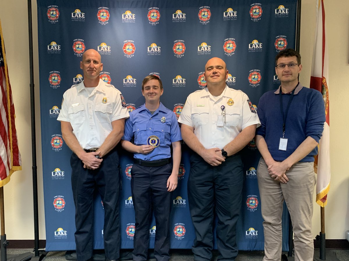LakeFirePIO's tweet photo. Congratulations to Firefighter/Paramedic Bruno Muzzin for completing his Provisionals and becoming our newest cleared paramedic! https://t.co/pZW0MkRtMl