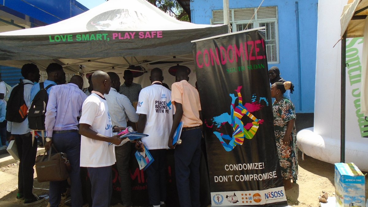 CONDOMIZE! South Sudan (@condomizes) on Twitter photo The United Nations is a reflection of the world as it is and an aspiration of the world we know it can be. It is our responsibility to help build that world of peace, sustainable development and human rights for all. <a href="/UNFPASouthSudan/">UNFPA South Sudan</a>, @UNICEFSouthSudan, <a href="/WFP_SouthSudan/">WFP South Sudan</a> @UNOPSJuba The United Nations is a reflection of the world as it is and an aspiration of the world we know it can be. It is our responsibility to help build that world of peace, sustainable development and human rights for all. <a href="/UNFPASouthSudan/">UNFPA South Sudan</a>, @UNICEFSouthSudan, <a href="/WFP_SouthSudan/">WFP South Sudan</a> @UNOPSJuba