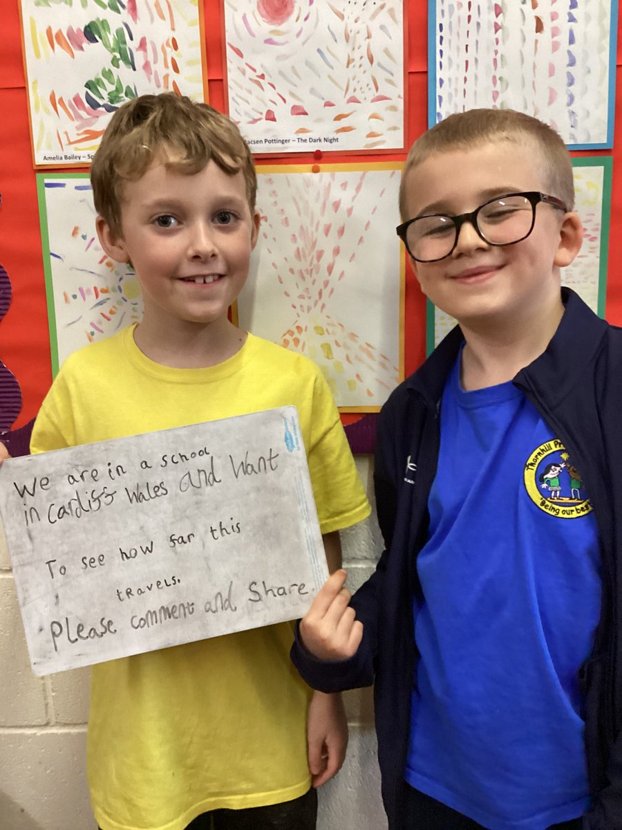 Help needed! 
We are learning about our digital footprint and want to see how far away this picture can travel. Please comment your location on the original post and share it! 
Thank you! <a href="/ThornhillPS/">Thornhill</a> <a href="/ReceptionTPS/">Reception Thornhill</a> <a href="/Year1TPS/">Year 1 Thornhill PS</a> <a href="/year2tps/">Year 2 Thornhill</a> <a href="/Year4TPS/">Year 4 TPS</a> <a href="/Year5TPS/">Year 5 Thornhill PS</a> @Year6TPS