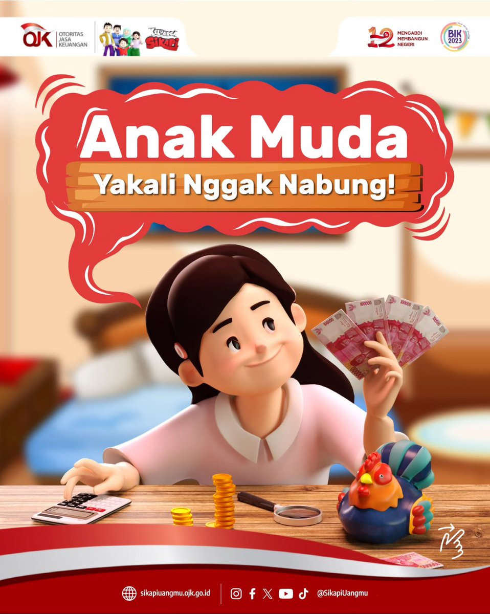 sikapiuangmu's tweet photo. Hai, Sobat! Mana nih yang ngaku anak muda tapi masih susah menabung? π Padahal, generasi muda lahir di zaman dengan akses yang mudah ke lembaga keuangan. inklusikeuangan
#sikapiuangmu #perencanaankeuangan #tipsmenabung https://t.co/TsOpEqcBCV