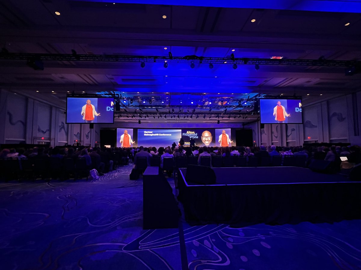 MKohlHR's tweet image. Day 2 of the #GartnerHR #ReImagineHR conference.