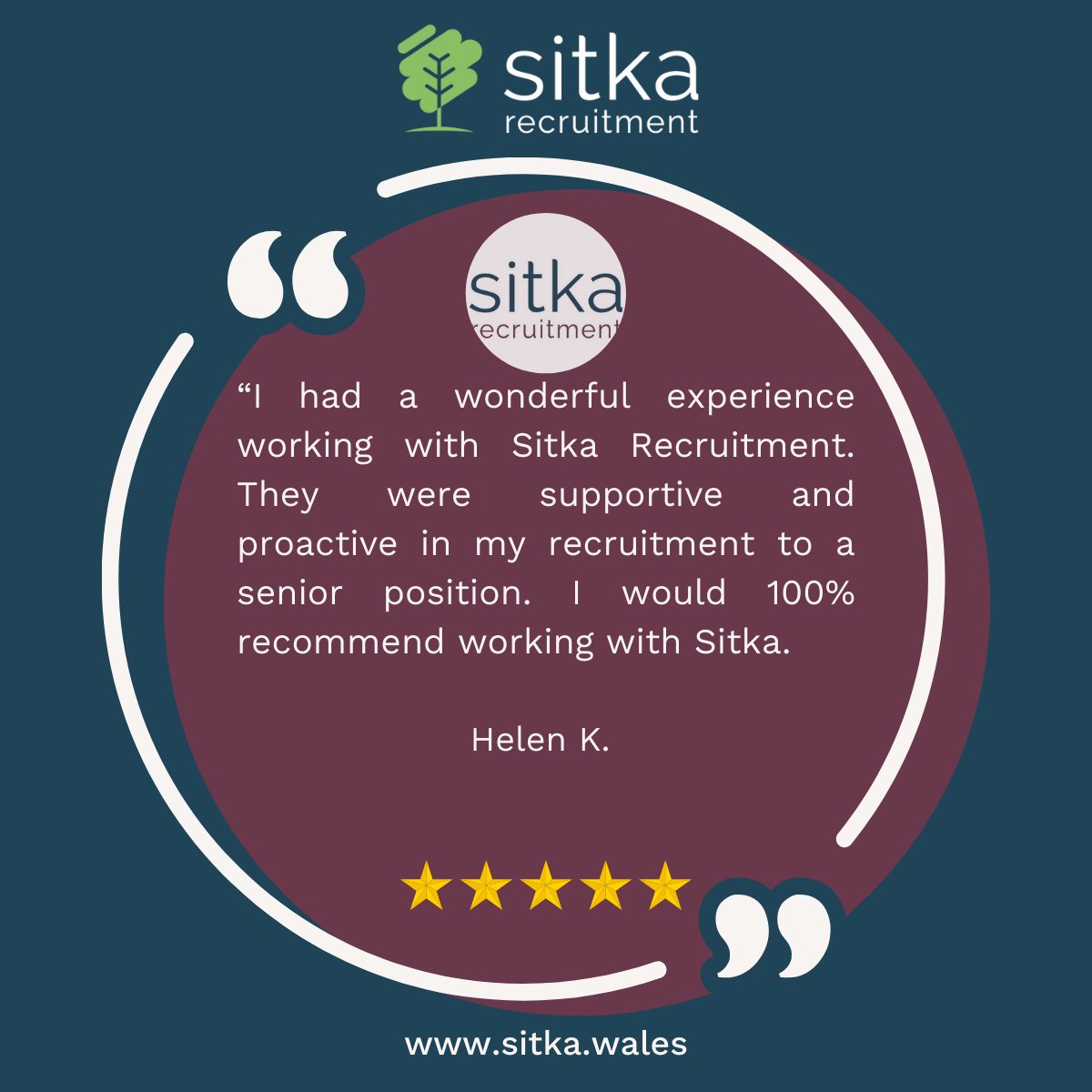 Delighted with this #testimonial 👇🤗

#recruitment #wales