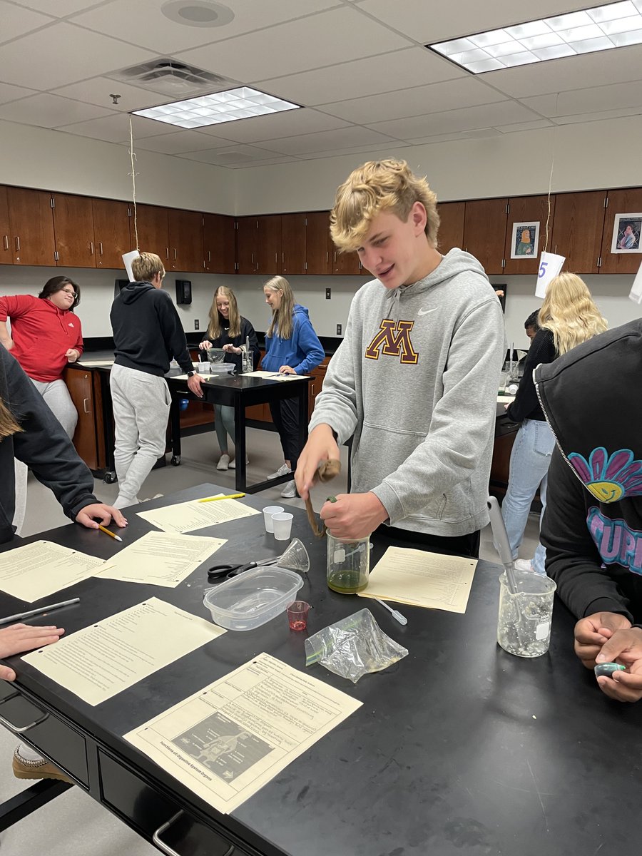 Students in Human Body Systems completed a lab while learning about the anatomy and physiological intricacies of the digestive system.