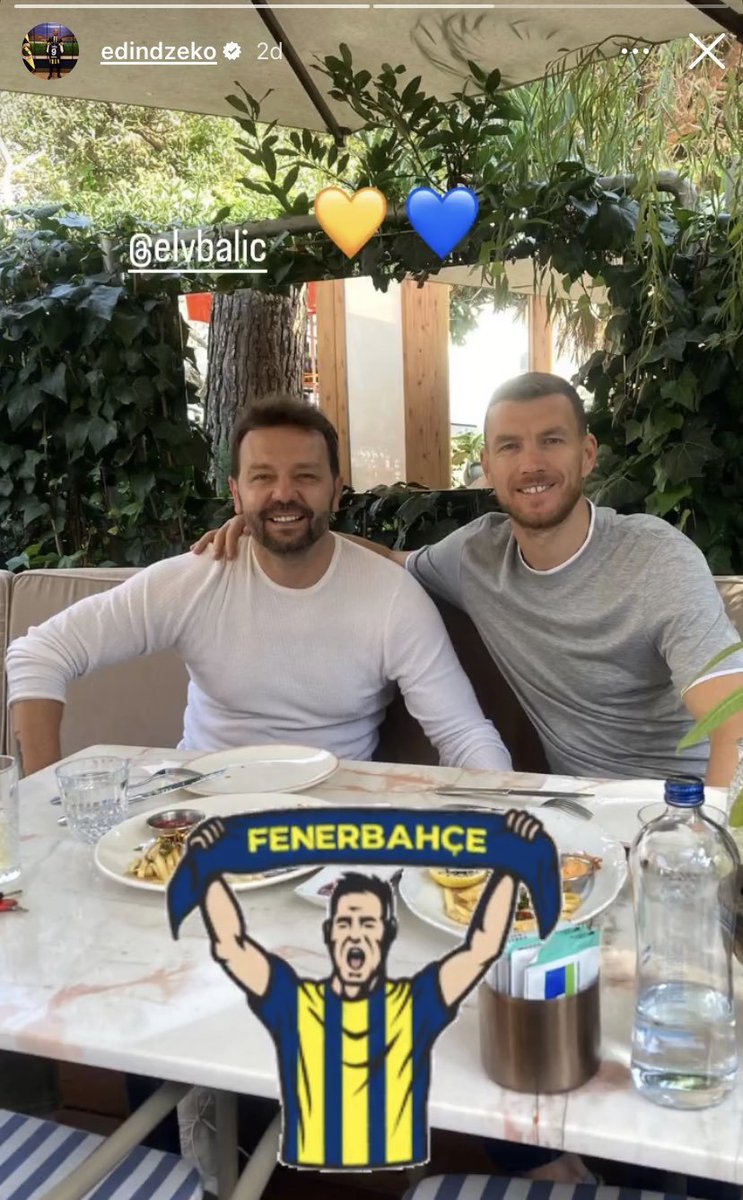 📸 Elvir Baljic & Edin Dzeko