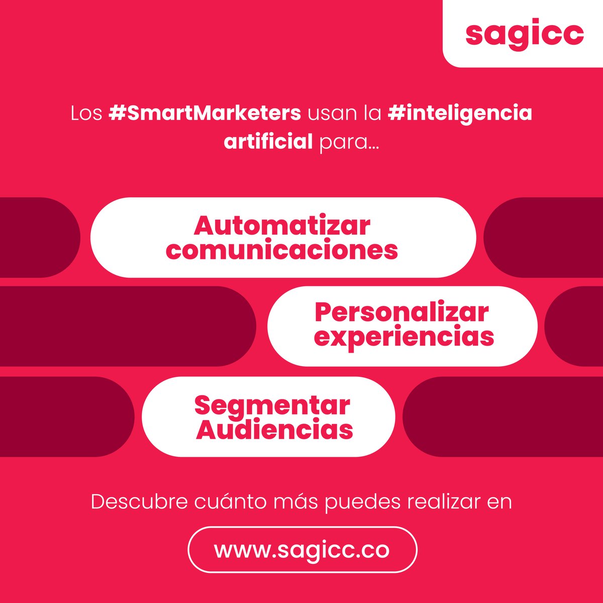 Sagicc_official's tweet photo. Los #SmartMarketers están liderando el camino con la #InteligenciaArtificial. Descubre cómo están revolucionando el marketing: automatizando comunicaciones, personalizando experiencias, segmentando audiencias y mucho más. 🚀💡 #MarketingDigital #AI https://t.co/4HyNhAzjj1