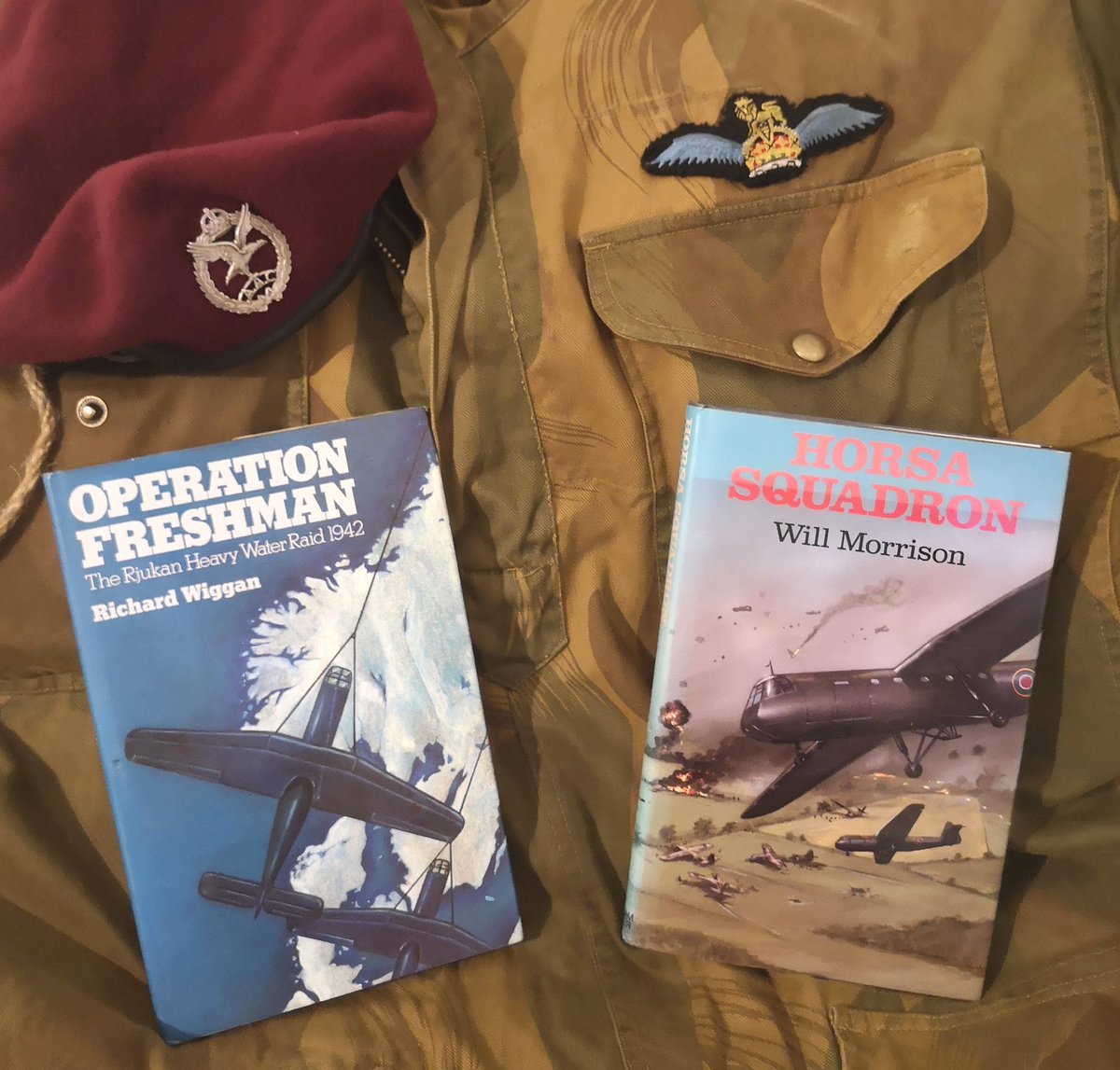 hamandjampod's tweet photo. Catching up on some none 6th Airborne but Glider Pilot Regiment related reading ππ».
#nothingisimpossibke
#gliderpilotregiment #horsaglider #operationfreshman
@armyflying @Gliderpilot44 @GPRSociety https://t.co/6InFy2nbMX