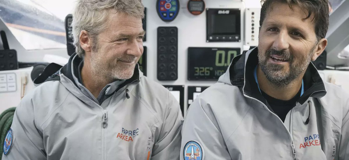 💬 "Je préfère le double au solitaire…" <a href="/yoannrichomme/">Yoann Richomme</a>

Un exercice qui ne déplait visiblement pas non plus à son compère <a href="/YannElies/">Yann Eliès</a> qui rempile pour une huitième route du café après en avoir remporté trois ! 

📲 Découvrez le binôme ▸ bit.ly/46ZQ7Iy

#routeducafé