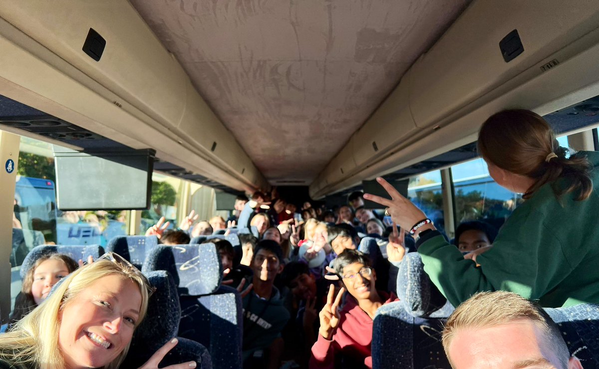 2 hours in. 2 rest stops visited. Bus #2 is off to hot start! #Bus2TheCapital