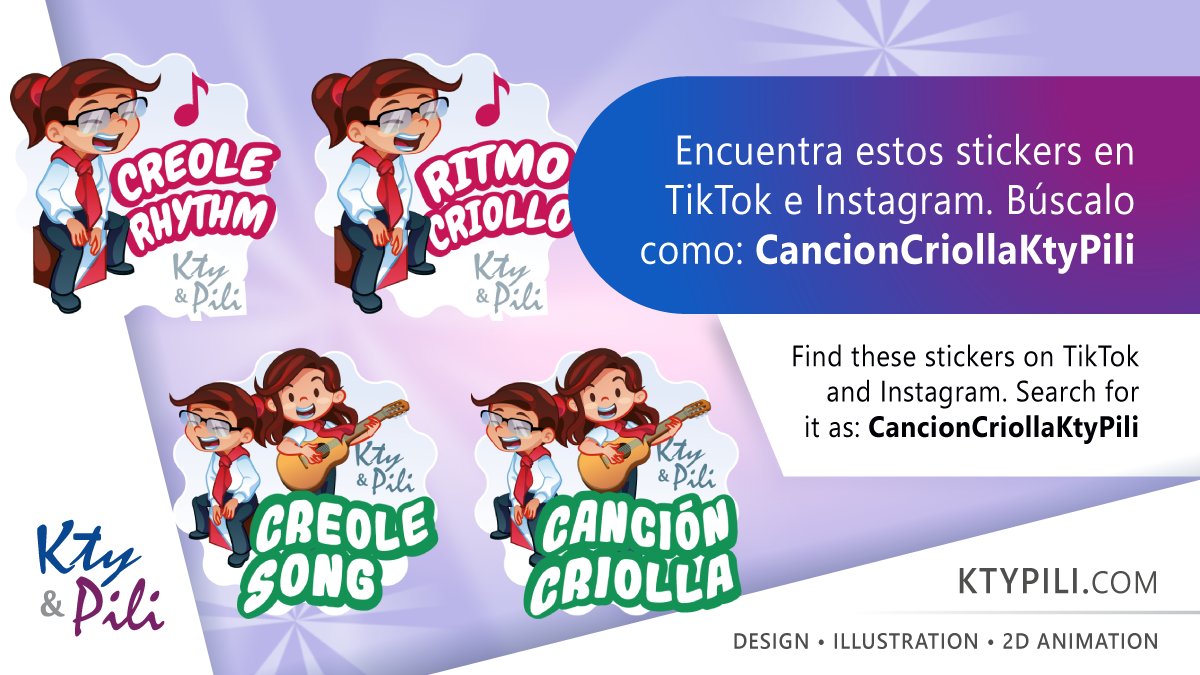 KtyPili's tweet photo. ¡Celebremos la riqueza musical de la canción criolla con nuestros nuevos stickers! 🇵🇪🎶🎤😊 🎵
#ktypili #cancioncriolla #músicaperuana #valscriollo #cajónperuano #musicacriolla
#peruvianmusic #fiestacriolla #creolesong #creolemusic #peruvianculture #31deOctubre #Halloween #peru https://t.co/6isrZ1ZZYq