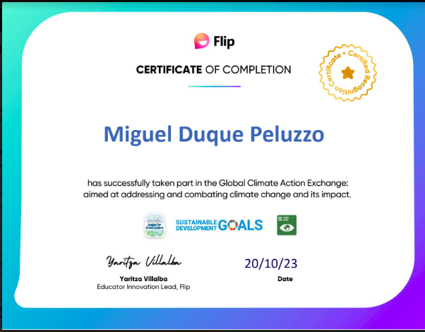 'm thrilled to share that with the help of Yaritza and flip.com, we have achieved another milestone towards the realization of the SDGs! 🌍✨  @inc_yv @MicrosoftFlip  @AnnaDyagileva1 
we have successfully implemented sustainable practices ♻️👥