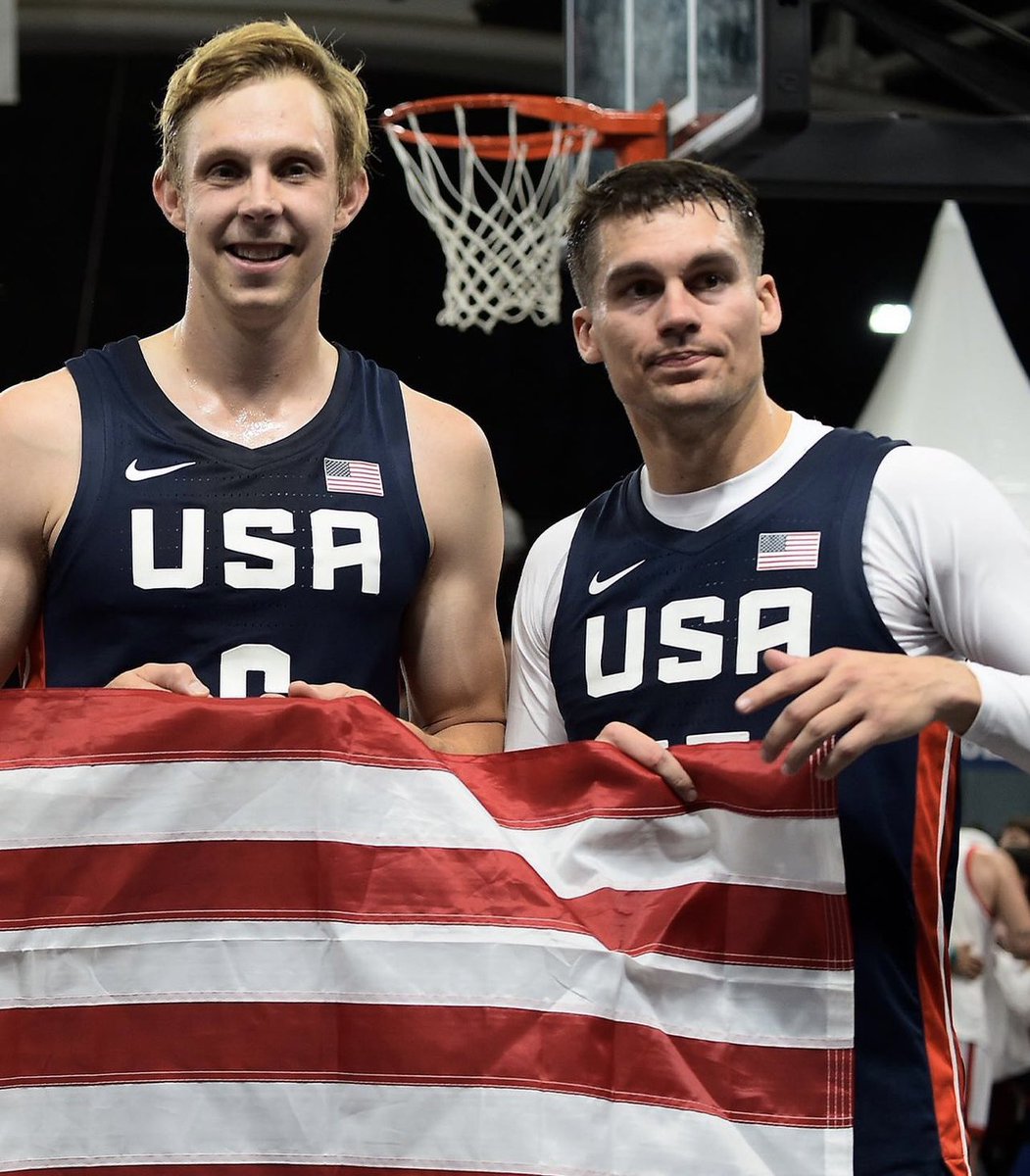 Hey! We know him! Former Moc Dylan Travis brings home Gold for 3x3 @usabasketball! Congrats Dylan! 🏅