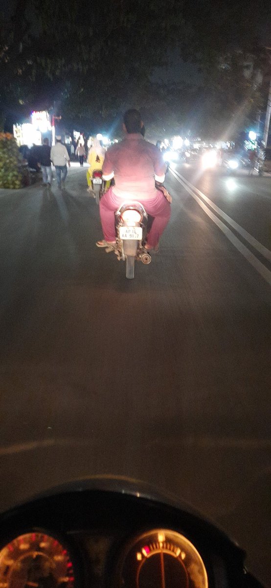 Dear @hydcitypolice @CYBTRAFFIC at nanal nagar signal no helmet, driving on seating on Petrol tank and rash driving and wantedly touching the vehicles and use wolger language.