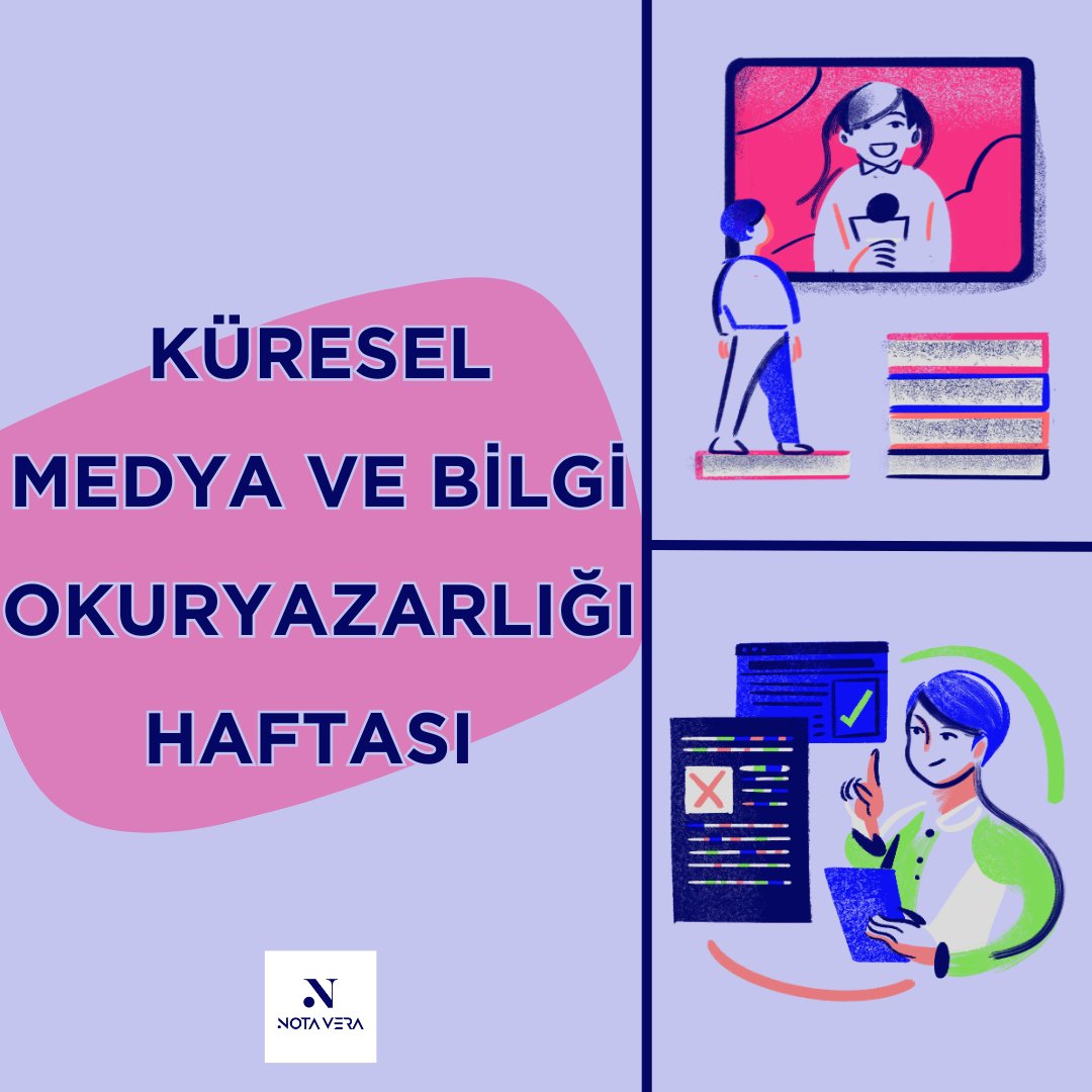 Küresel Medya ve Bilgi Okuryazarlığı haftası kutlu olsun! 🌍📚

Tüm bu bilgi kirliliğinde bilinçli bir tüketici olmamız ve kaynaklarımızı dikkatli seçmemiz şart. ‼️

Güçlü #iletişim hakikatle başlar, hakikat ise medya ve bilgi okuryazarlığı ile güçlenir. ✅

#İletişimÖnemlidir