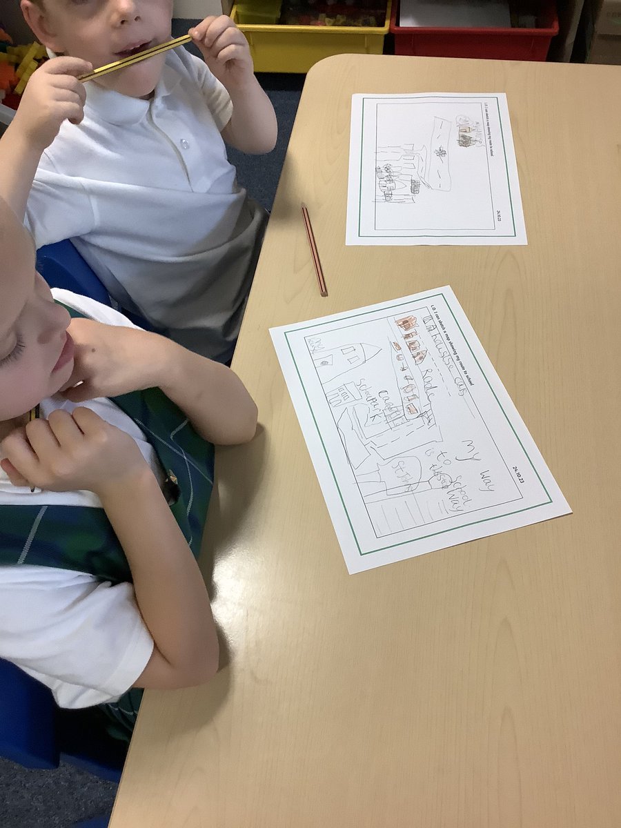 1B_stjohns's tweet photo. In Geography, we have been learning all about our local area. Today, we have created sketch maps of our journeys to school ✏️ 🗺 https://t.co/FIm3Ds0VGg