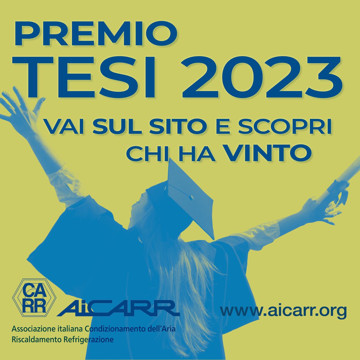 Premio Tesi di Laurea: proclamate le 4 tesi vincitrici dell’edizione 2023!
👉 Scopri chi ha vinto i 2500 euro in palio: lnkd.in/detJEYm8

#AiCARR #Icare4aicarr #associazione #premiotesi