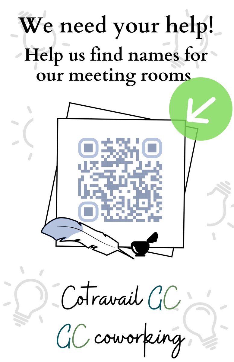 We need you! Let us know your name ideas for our new meeting rooms at PdPIV! Use the link or QR code to send us your suggestions.
forms-formulaires.alpha.canada.ca/fr/id/clnkqs2e…
Thank you 😊