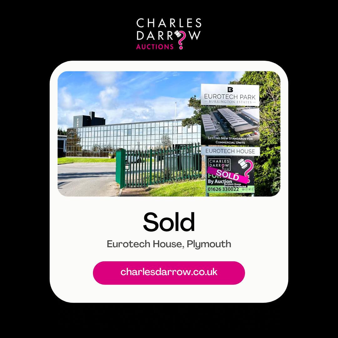 SOLD 
Eurotech House, Plymouth has been sold prior to auction to a local property investor! 
We wish the new owners the very best with their future endeavours!
#sold #soldproperty #auction #auctionlot #auctioneers #auctiontime #commercialauction #commercialauctioneer