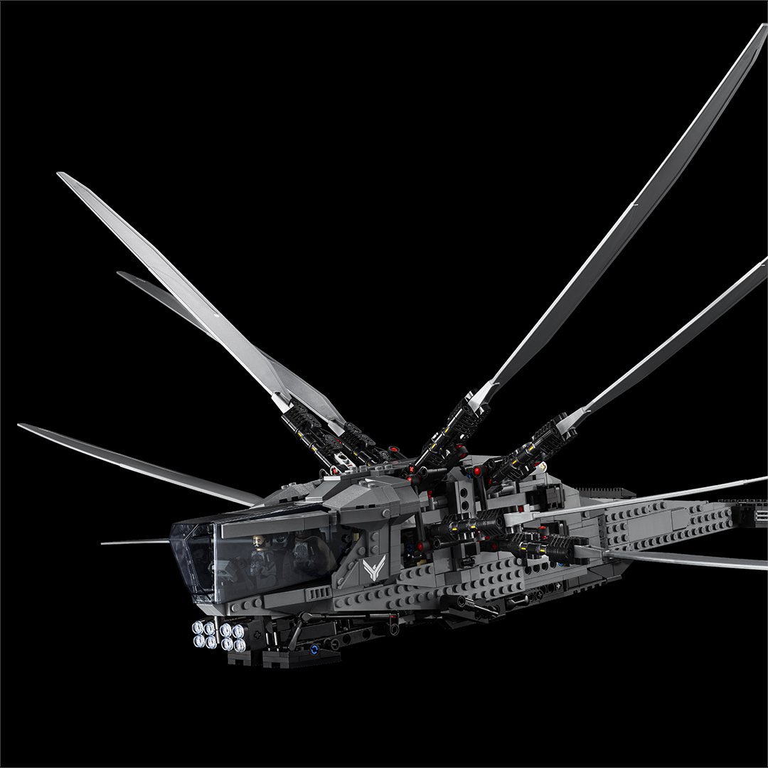 DiscussingFilm's tweet photo. First look at the LEGO ‘DUNE’ Ornithopter.

Releases on February 1 and costs $164.99. https://t.co/e9sbEBv5qU