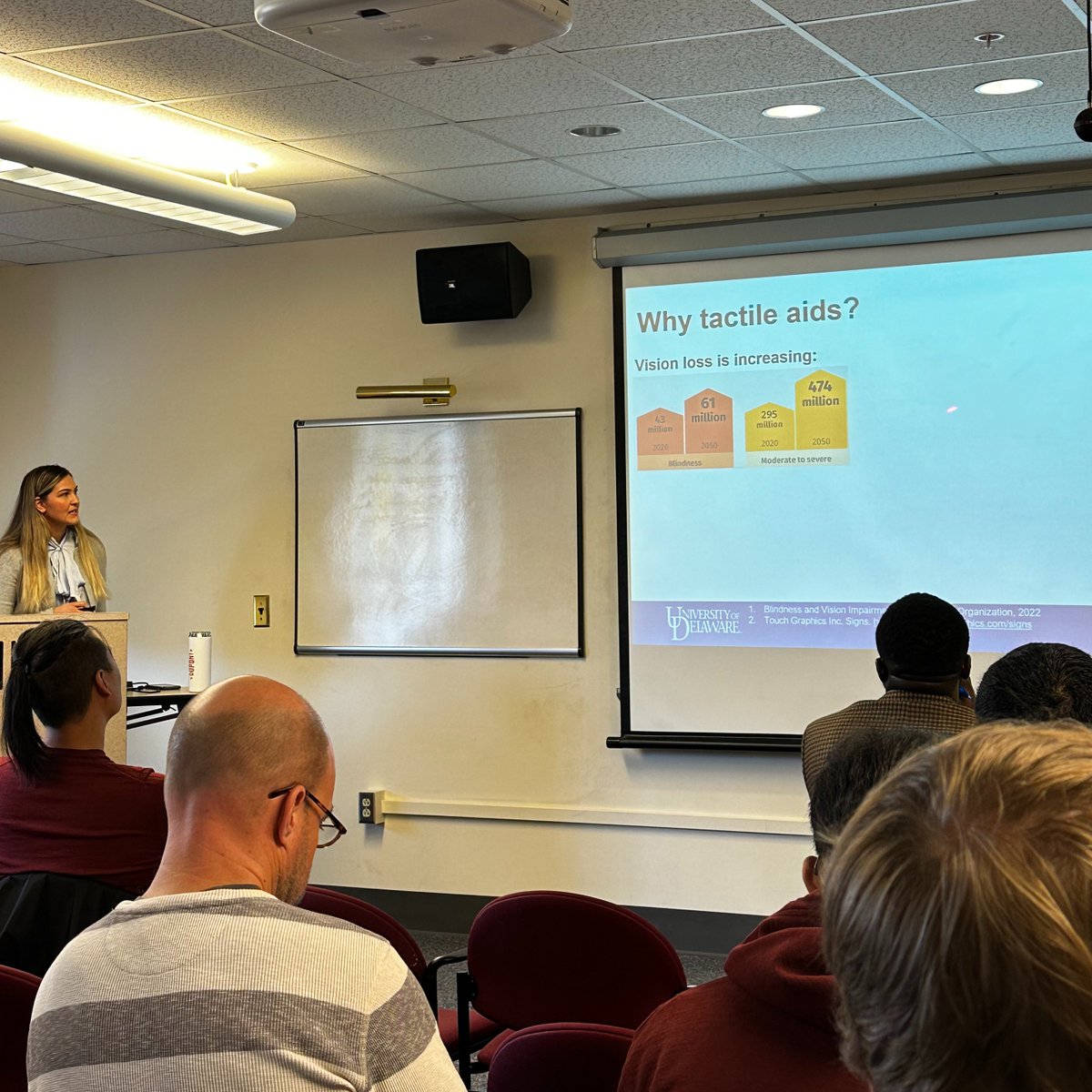 Materials Science at UD (@udmseg) on Twitter photo Congratulations 🥳 to Kayla Hepler (<a href="/heplerkay/">Kayla Hepler</a>) from <a href="/CharlesDhong/">Charles Dhong</a>'s lab for securing third place🏅with her innovative work on 'Creating Distinctive Shapes in Tactile Aids with Surface Chemistry' Congratulations 🥳 to Kayla Hepler (<a href="/heplerkay/">Kayla Hepler</a>) from <a href="/CharlesDhong/">Charles Dhong</a>'s lab for securing third place🏅with her innovative work on 'Creating Distinctive Shapes in Tactile Aids with Surface Chemistry'