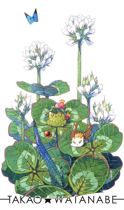 「今日も横切る」#渡辺孝夫デジタル作品集画集発売中! 