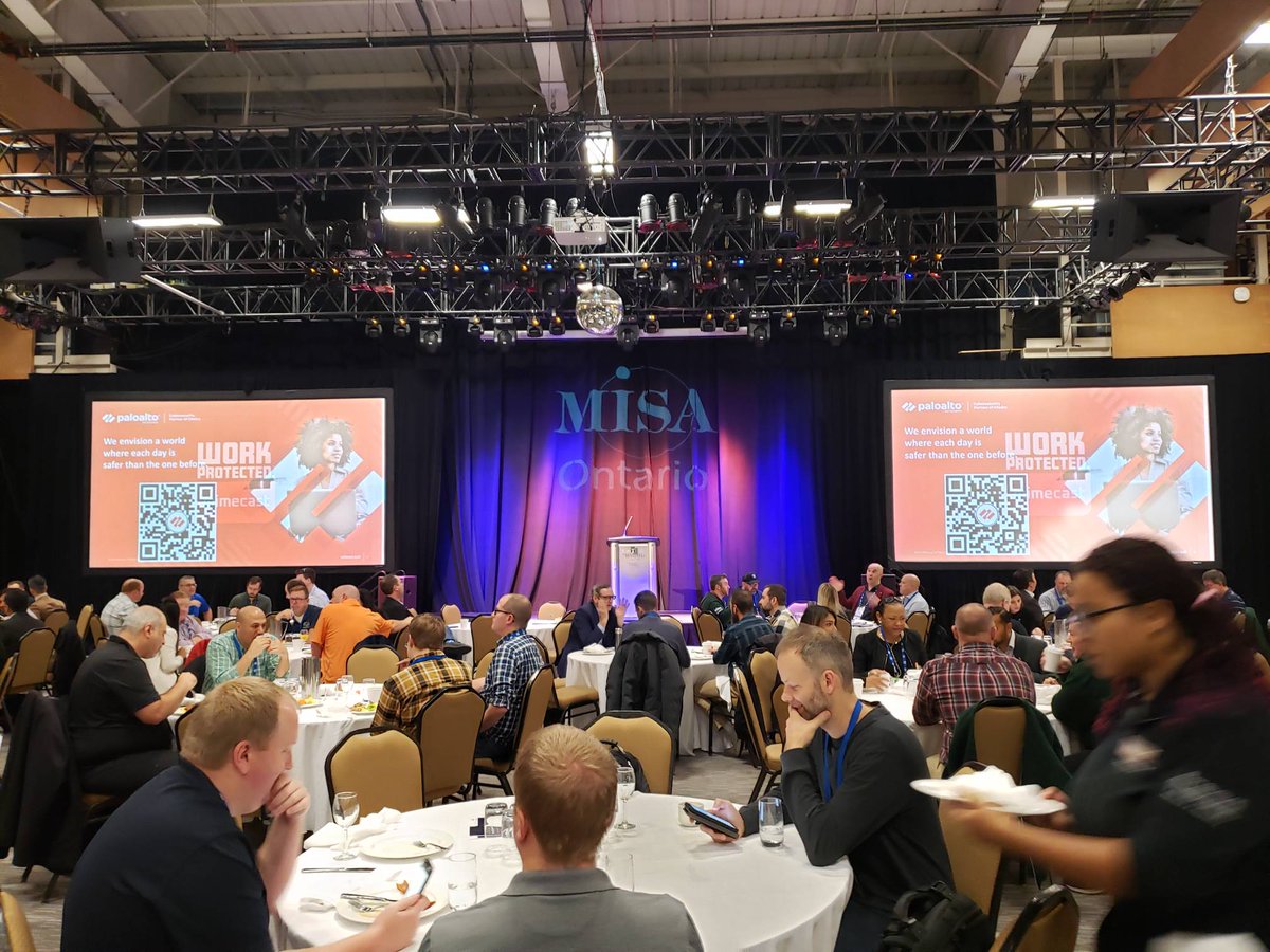 MISAOntario's tweet image. It&apos;s our largest municipal cybersecurity conference to date with almost 300 attendees!

Kicking off #InfoSec2023 in a big way!