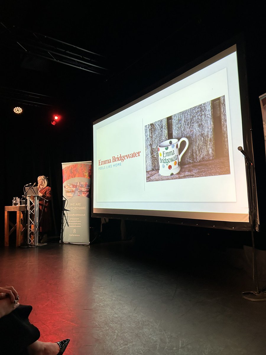 WeareStaffs's tweet photo. We’re excited to welcome to Steph Waterhouse from @EmmaBridgewater as our first speaker, sharing the story behind the famous modern pottery brand. 

#WeAreStaffordshire https://t.co/KRrivycIW7