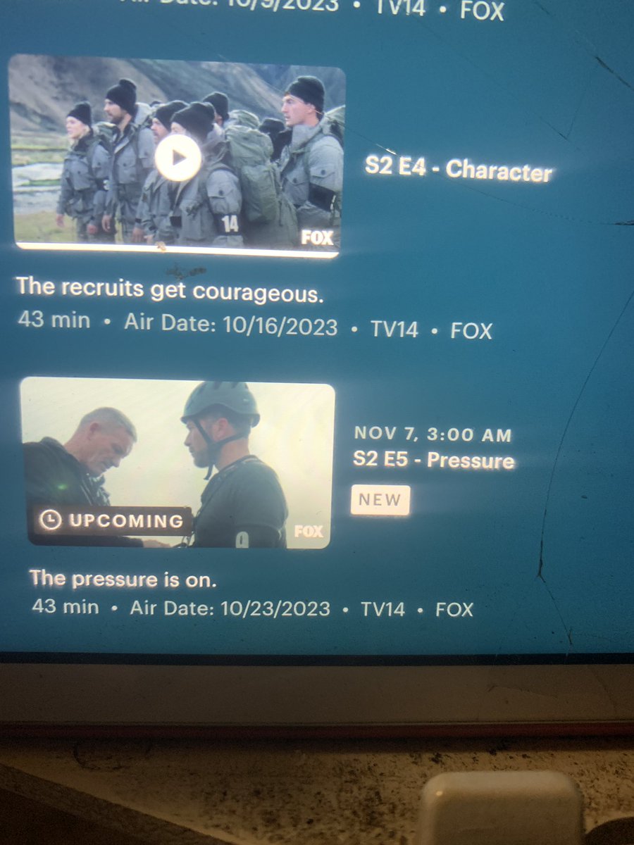 SMTasto's tweet photo. @hulu_support @hulu Can you please tell me why the episode aired last night but it’s saying I can’t watch it until November 7 at 3:00am?! #SpecialForcesWorldsToughestTest https://t.co/0A5qwMkLTk