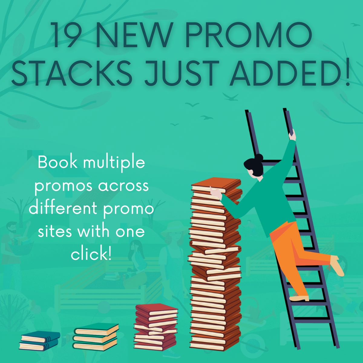Thanks to our exciting new partnership with <a href="/ereadernewstoda/">ENT</a>, we've added 19 brand-new options to our ready-made Promo Stacks. This is the single largest expansion of the service since its launch! 🎉

See all the Promo Stacks options below:

secure.writtenwordmedia.com/promo-stacks