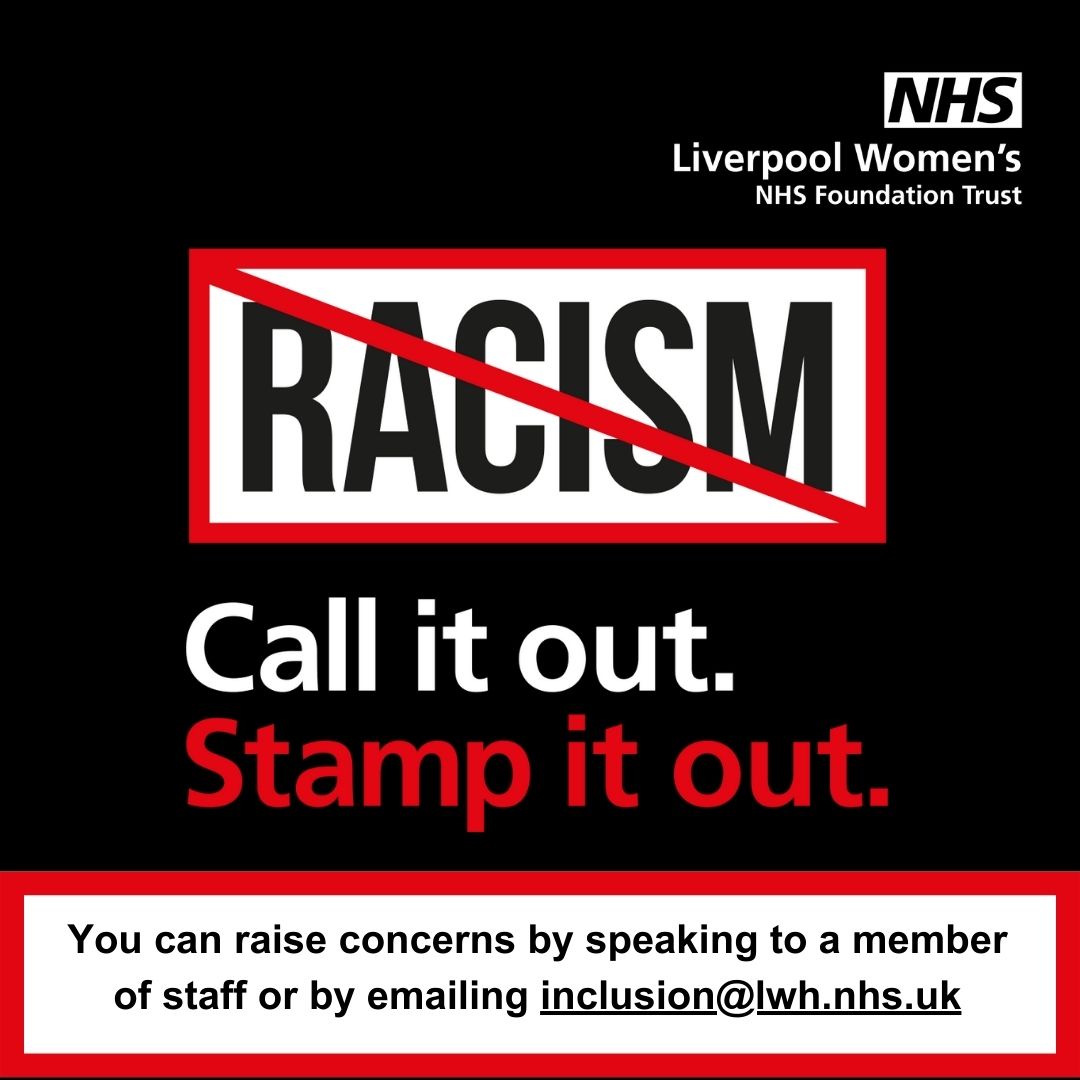 Liverpool Women's is an anti-racist organisation. This means we oppose racism through positive action by identifying it and challenging it.  

If you see, hear, or experience something that doesn’t feel right, help us challenge it.