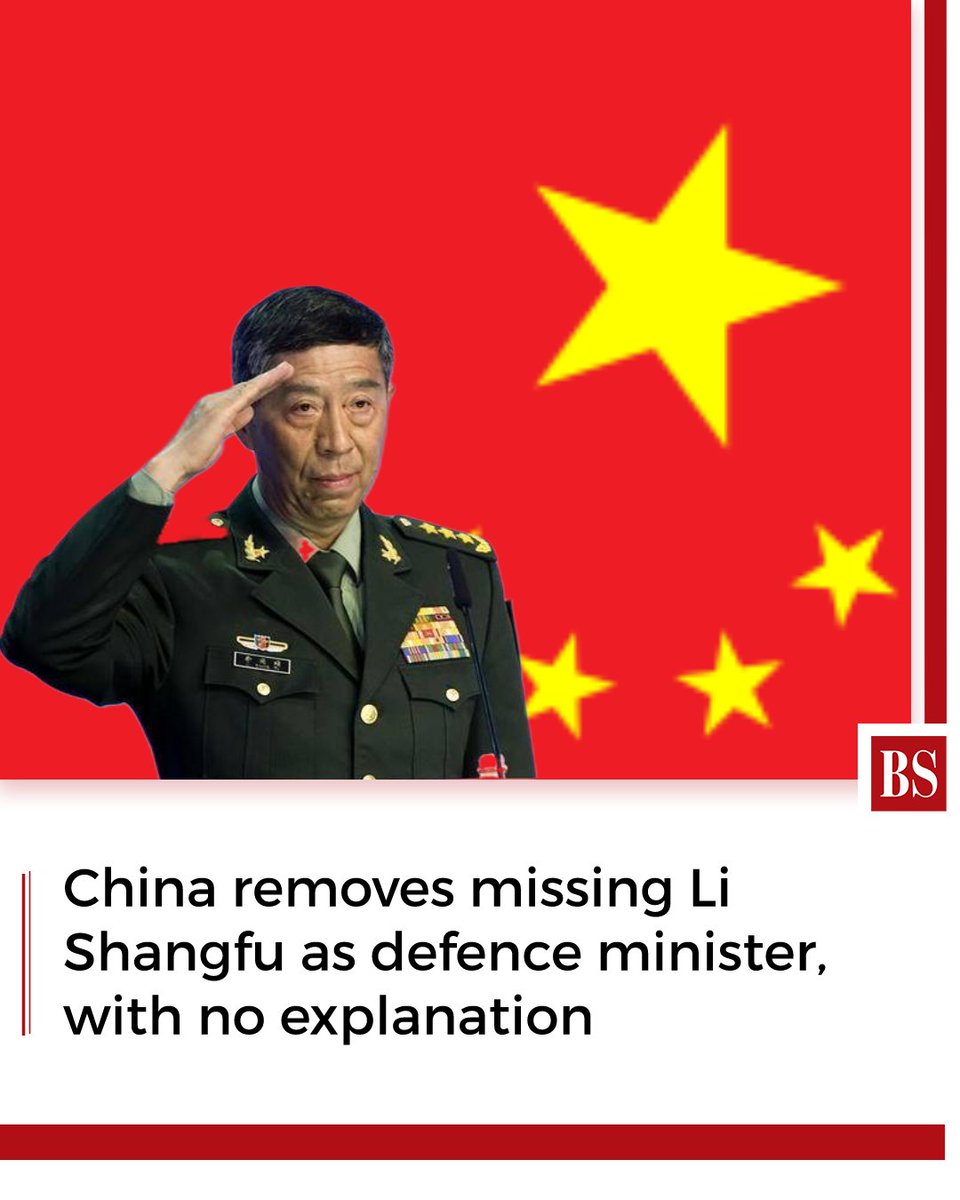 China has replaced Defense Minister Li Shangfu, who has been out of public view for almost two months with no explanation

#China #LiShangfu #XiJinping
mybs.in/2cIcVGL
