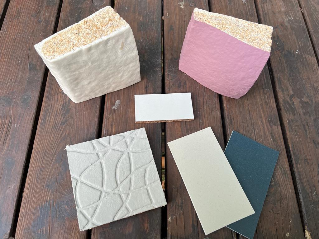 Nuovi materiali per l'edilizia sostenibile ampliano la mostra #MaINN, grazie all'azienda Mogu: prodotti a base di micelio fungino, 100% riciclabili, privi di metalli pesanti e con caratteristiche specifiche che li rendono fonoassorbenti e ignifughi.
#ECF #embodiedcarbon