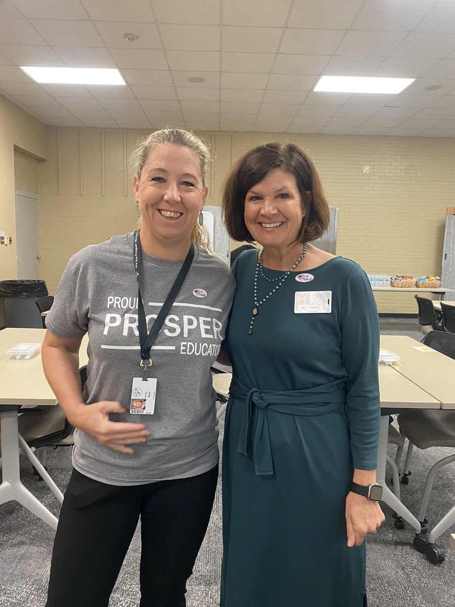 Get out and vote! It was super quick. We made a difference today. #prospervotes #prosperisd