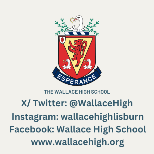 WHS_Computing's tweet image. WHS departmental social media accounts are now being consolidated into one school account for ease of access. Therefore please follow @WallaceHigh (Twitter/ X) or @wallacehighlisburn (Instagram) for our latest updates.