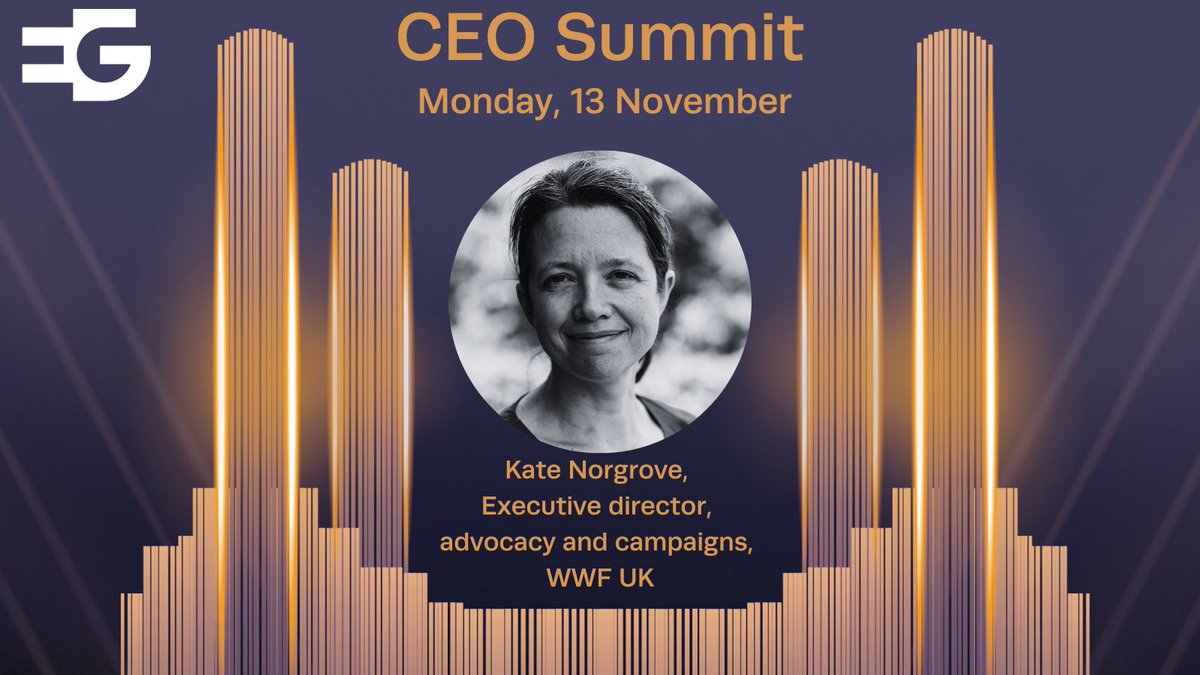 Estates_Gazette's tweet image. Kate Norgrove, executive director of Advocacy and Campaigns, @WWF UK will join our panel discussion on creating a better future for people and planet at the #CEOSummit. 

Explore the agenda here: bit.ly/3K53kXr
