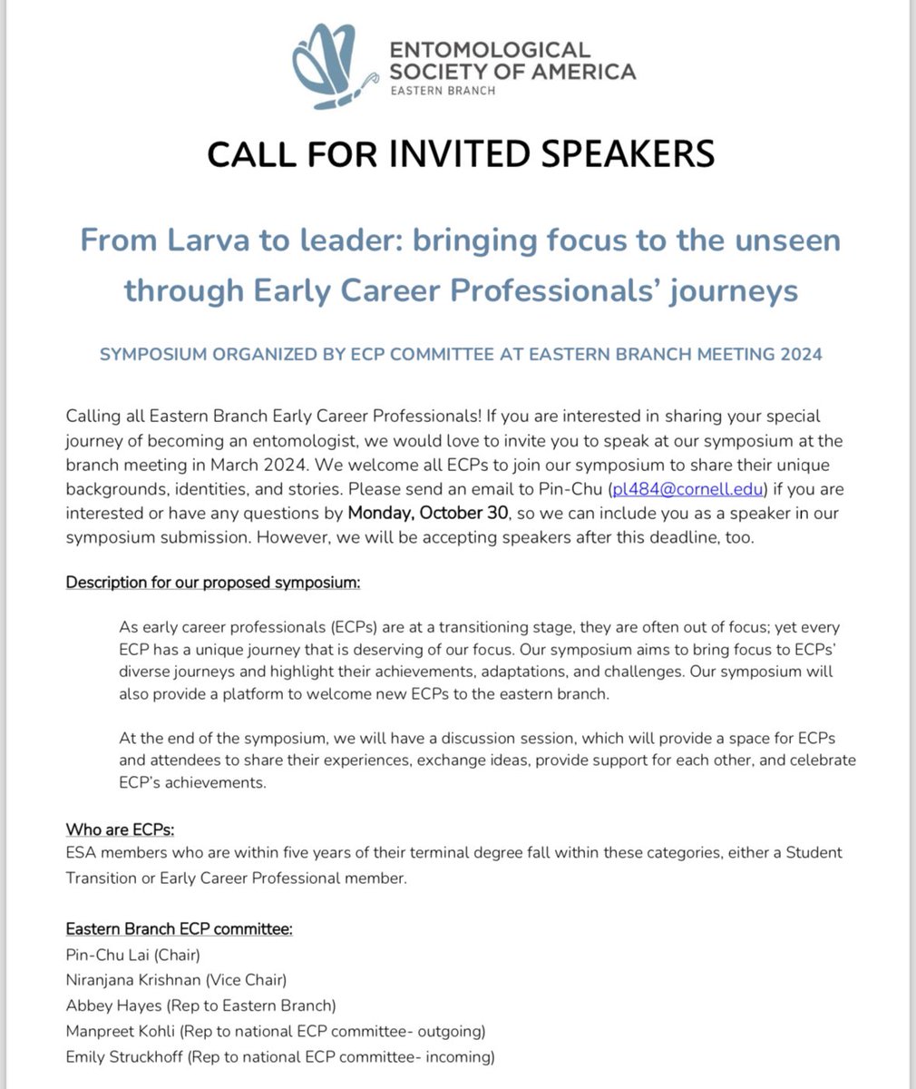 EntSoc - Eastern Branch tweet media