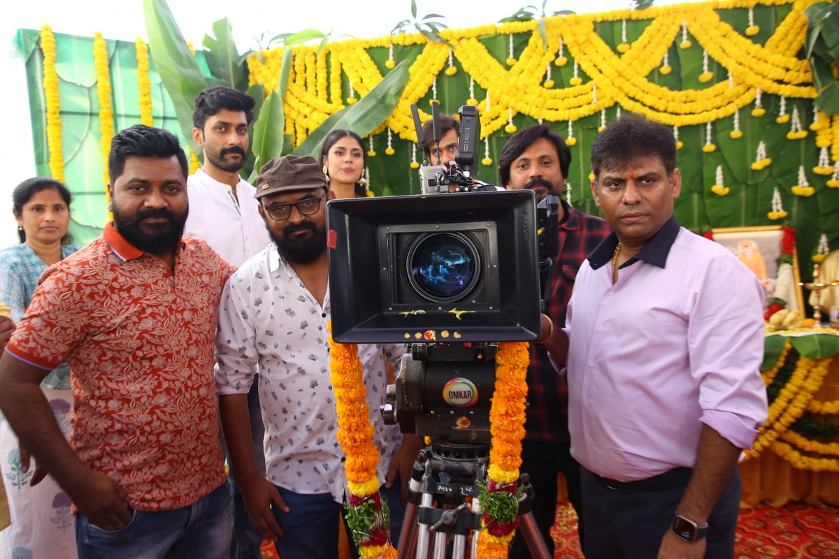 #Thiruveer #FariaAbdullah & #Rishi's Next has kickstarted with a Pooja Ceremony. Ravi Panasa Film Corporation #ProductionNo1 in collaboration with #AsianCinemas 

PR:

*Narayana Das Narang's Asian Films, Panasa Shankaraiah Goud's Ravi Panasa Film Corporation production No. 1 has…