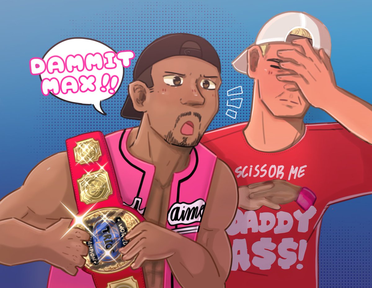 DAMMIT MAX! 

I'm starting to think that there's not more solution for Caster's obsession for the burberry boy-

✂️ @Bowens_Official ✂️

Tags (ignore)
#Wrestling #AEW @aew #wrestler #AEWDynamite #AEWfanart #AnthonyBowens #TheAcclaimedArt
