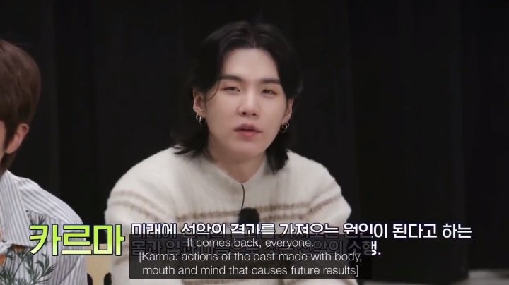KrizCraze's tweet photo. A reminder from Yoongi

"everyone, there is KARMA, it comes back, everyone. Don't use your heart in a bad way" https://t.co/tl9slTx5IA