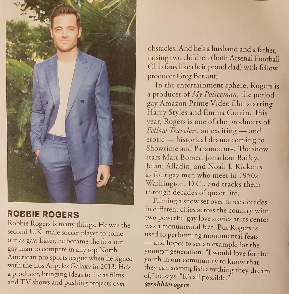 starsailor1234's tweet image. Not one but TWO amazing human beings from FELLOW TRAVELERS honored in #OUTMagazine's Top 100 of 2023! Wahoo! Congratulations! Well-deserved!

🙌🏳️‍🌈

@RobbieRogers #JonathanBailey #MattBomer #FellowTravelers
