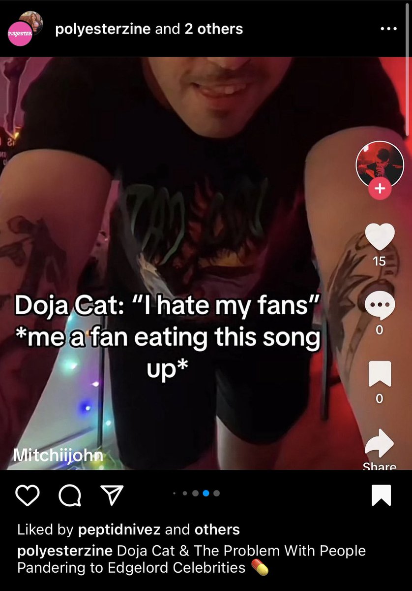 I didn’t have being cancelled for ‘being a Doja Cat fan’ by some random podcast on my bingo card for 2023 …