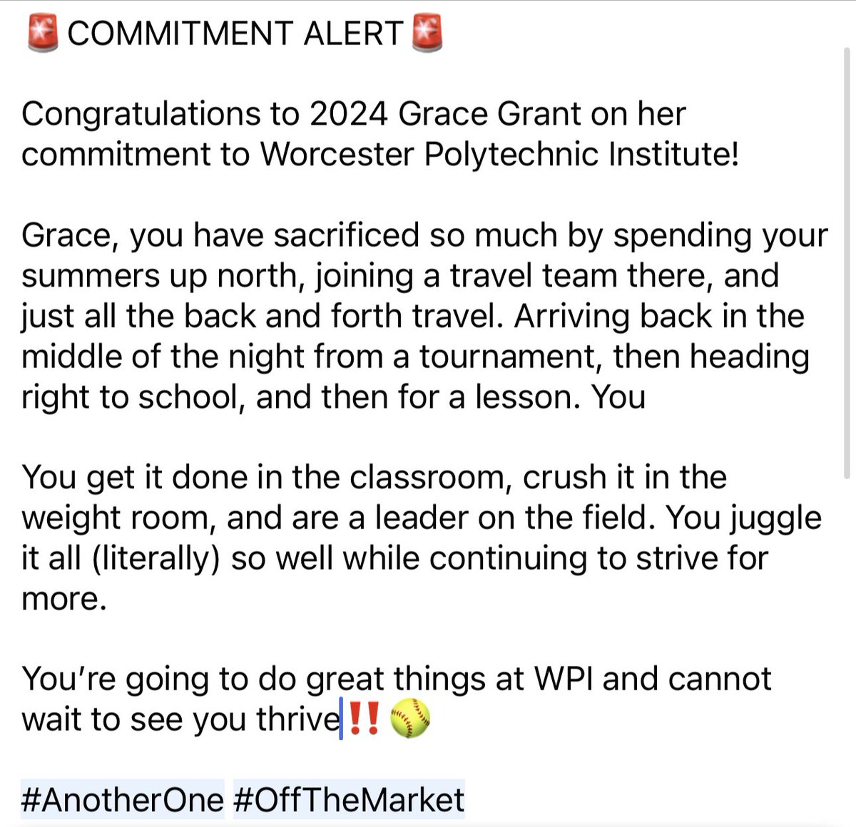 Committed ✅ 🥎

<a href="/GraceGrant_2024/">Grace Grant 2024</a>