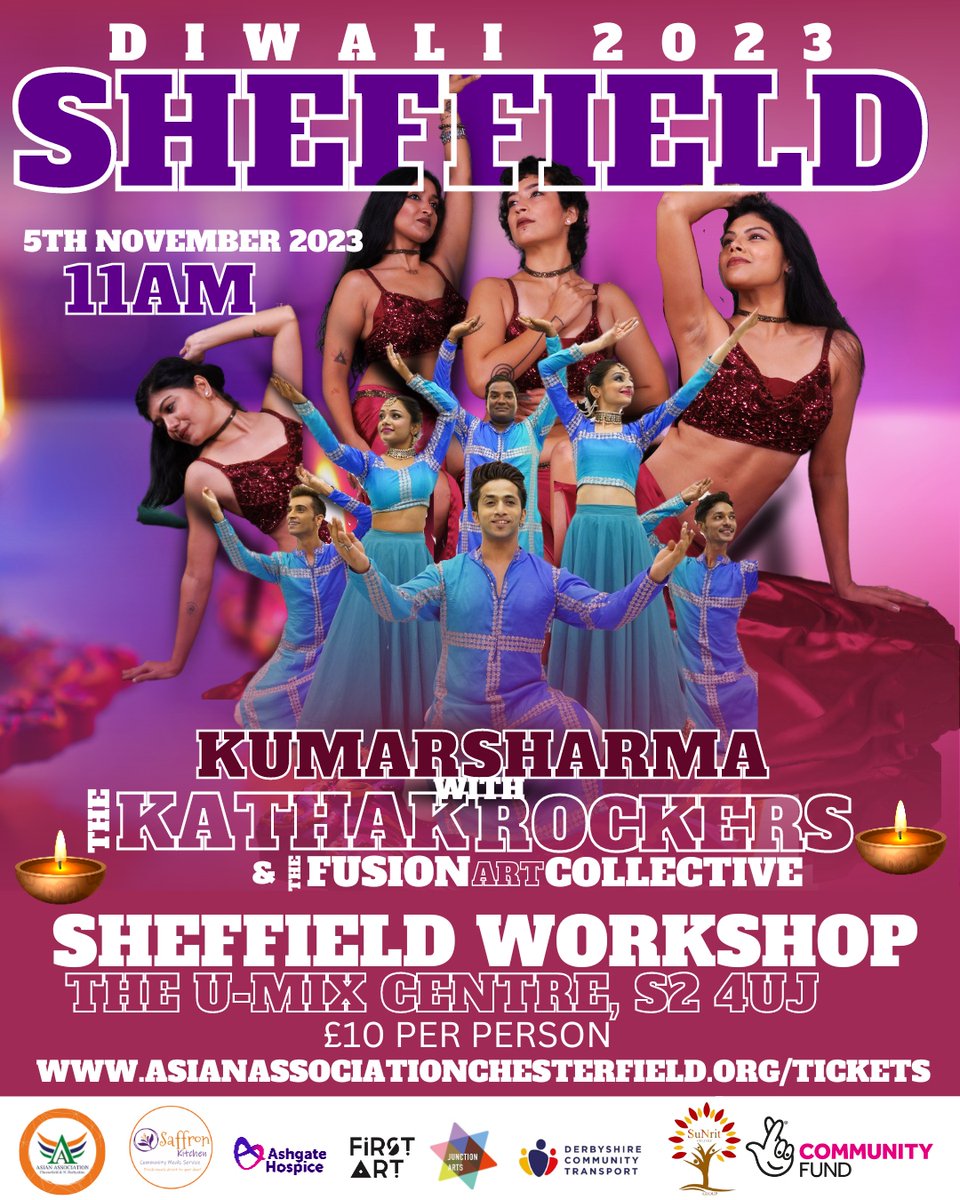 Join us at the U-Mix Centre in Sheffield for an inspiring workshop! 
 We've still got spots available for just £10 per person. 🙌 

asianassociationchesterfield.org/tickets