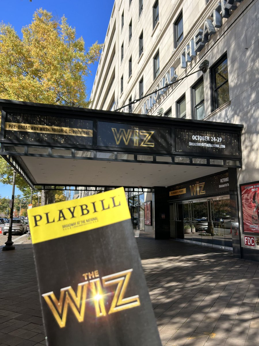💛 A Brand New Day! @thewizbway BEGINS TONIGHT at The National! 🗓️ Now through Sunday, October 29 only! 🎟️ Limited Availability at the link in our bio.