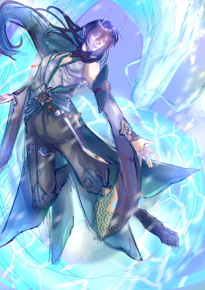 i had this in the wips for like two weeks so i hope it doesnt flop lol #丹恒飲月 #丹恒 #danheng #honkaistarrailfanart #HonkaiStarRail #artmoots #digitalart #fanart