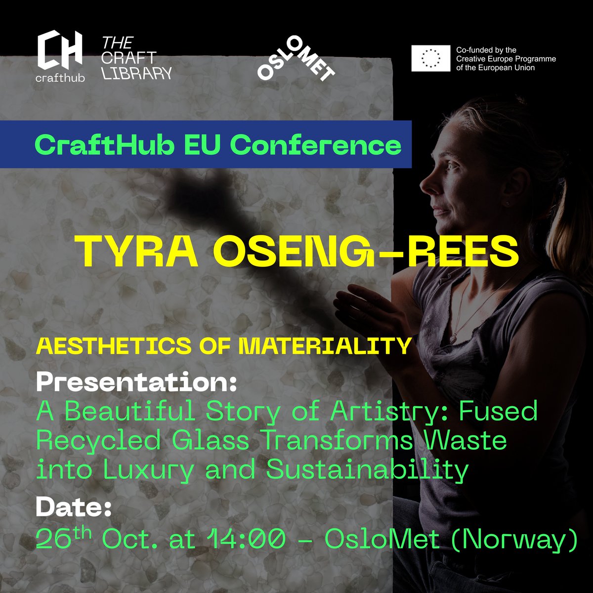 CrafthubEU (@crafthubeu) on Twitter photo Join us at #CraftConference on the 26th & 27th to explore the enchanting world of Fused Recycled Glass. Experience the magical transformation of glass into a marble-like material, meticulously fired to create unique beauty. โป๏ธ๐ก #RecycledGlassArt #Sustainability #CrafthubOslo Join us at #CraftConference on the 26th & 27th to explore the enchanting world of Fused Recycled Glass. Experience the magical transformation of glass into a marble-like material, meticulously fired to create unique beauty. โป๏ธ๐ก #RecycledGlassArt #Sustainability #CrafthubOslo