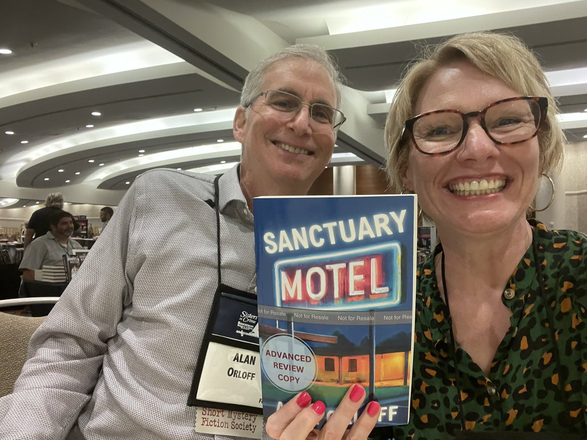 so pleased w Past Erin because I woke up to <a href="/alanorloff/">Alan Orloff</a>’s latest on my kindle this morning!! Usually she just leaves me w all the shit she didn’t want to do yesterday and sometimes a hangover so this was a big step toward making it up to me. Happy pub day, Alan!!