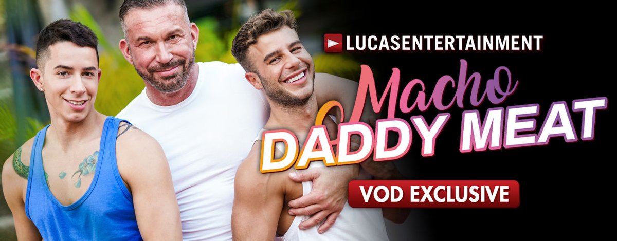 Macho Daddy Meat @LucasEnt @KillianAdam @sirpeeterreal @Reyallenking @VincentOReillyX @TomasBrandxxx @PolPrince #bareback #daddy #uncut #muscles #Euro #gaysex #WatchNow #GayVOD maledvdVOD.com