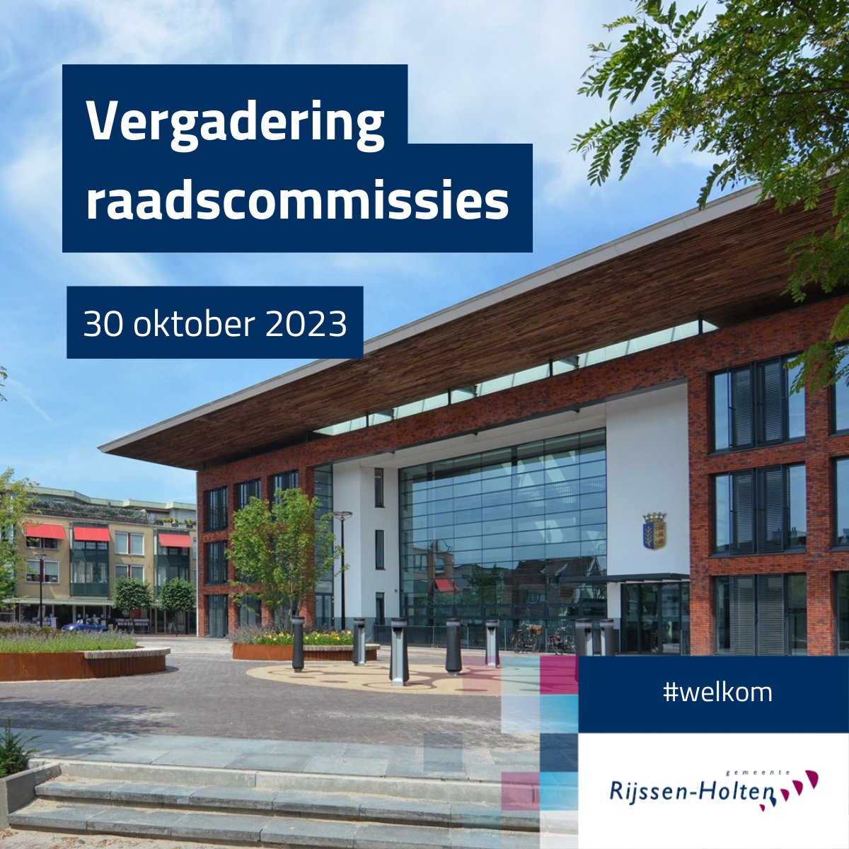 Maandag 30 oktober week komen de commissies van de gemeenteraad bij elkaar in een gecombineerde vergadering. De agenda, de bijbehorende documenten en de livestream vind je op bit.ly/3QqRFGe 

#Gemeenteraad #Rijssen #Holten